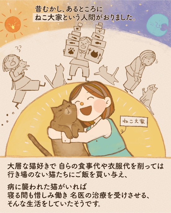 猫の幸せに繋がる袋のマンガ2